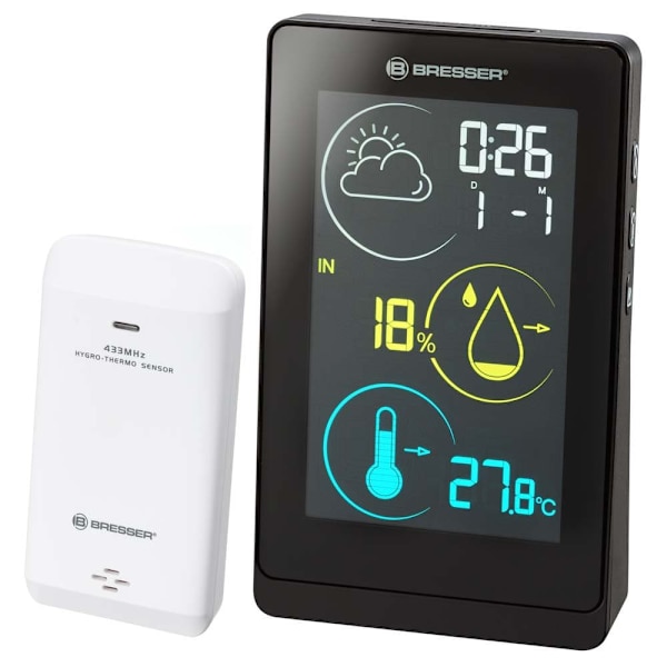 Bresser Vejrstation Meteo H Sort