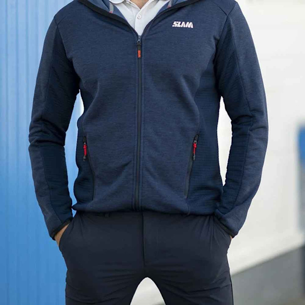 Slam Chino Bukser Deck Cott Blå S Mand