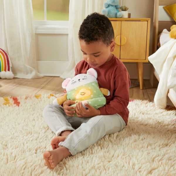 Fisher Price Portugisisk Version Teddy Meditation Mouse Gul