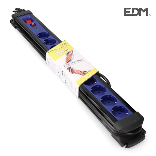 Edm Power Strimmel Med Switch 10 16a 3 M 16a 3 M Sort