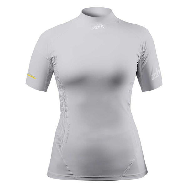 Zhik Lyhythihainen T-paita Eco Spandex Harmaa S Nainen