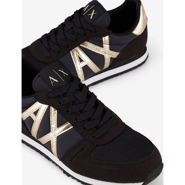 Armani Exchange Classique Contrasté Lenkkarit Musta EU 40 Nainen