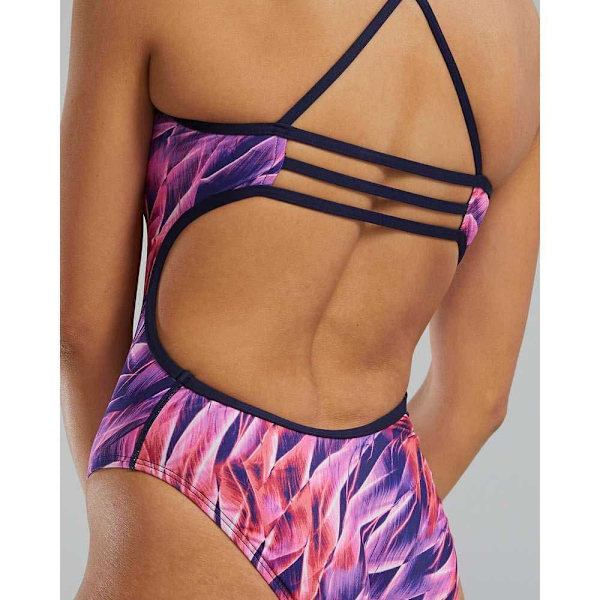 Tyr Baddräkt Durafast Elite Trinityfit Falcon Rosa 26 Kvinna