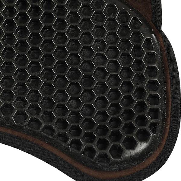 Acavallo Sp Wfs Gel Hexagonal Mocka Fårskinn Sadelunderlägg