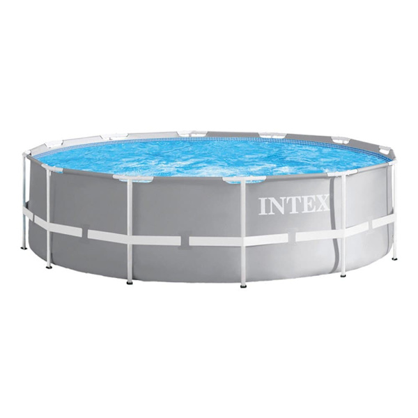 Intex Kokoontaitettava Valikoima Suodatinaltaalla Prism Frame Harmaa 366 x 99 cm