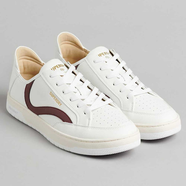 Superdry Utbildare Vintage Vegan Low Top Vit EU 42 Man