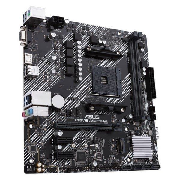 Asus Bundkort Am4 Prime A520m-k Sort