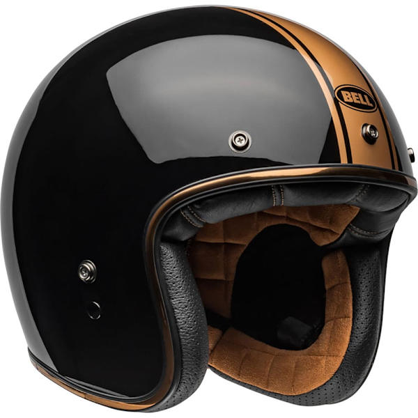 Bell Custom 500 åben Hjelm Sort M