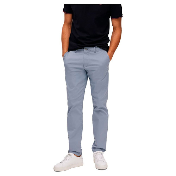 Selected New Miles Slim Fit Chinobukser Blå 30 / 32 Mand