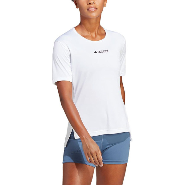 Adidas Kortärmad T-shirt Mt Vit M Kvinna