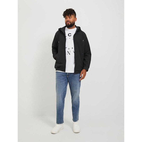 Jack & Jones Letvægtsjakke Basic Softshell Plus Sort 2XL Mand