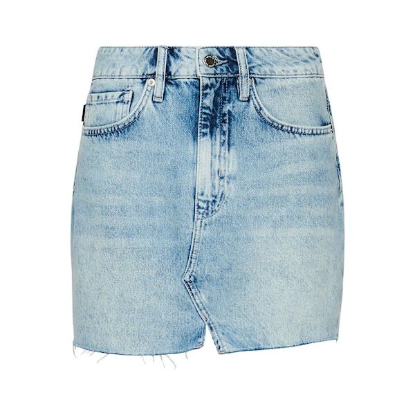Superdry Nederdel Vintage Denim Mini Blå 28 Kvinde