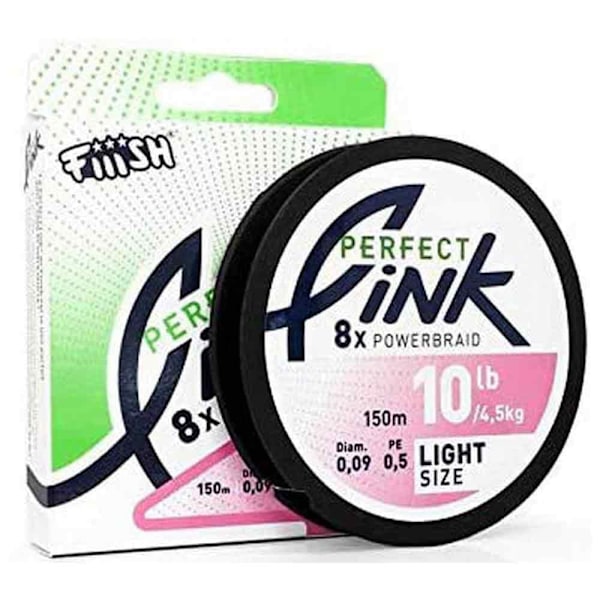Fiiish Punottu Perfect Link 150 M Musta 0.09 mm