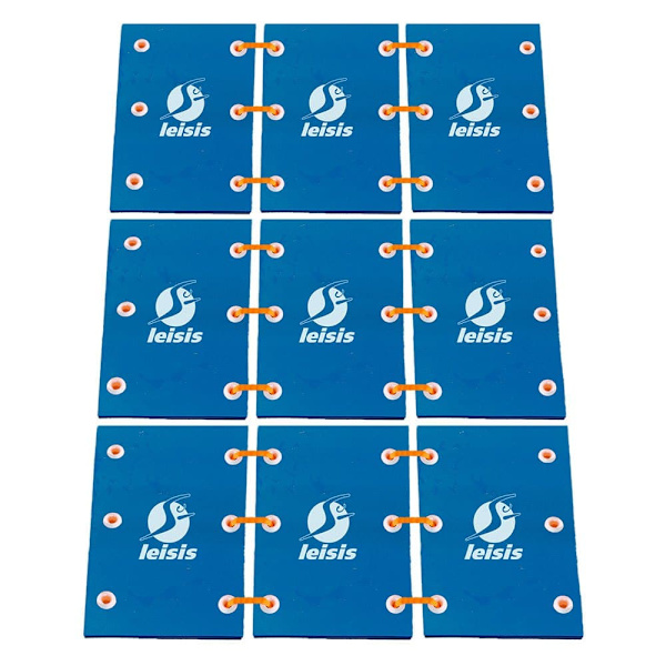 Leisis Kelluva Matto Family Flot Link 2m Sininen 200 x 150 x 3 cm
