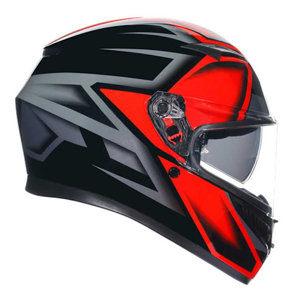 Agv Fullt Ansikte Hjälm K3 E2206 Mplk Svart L