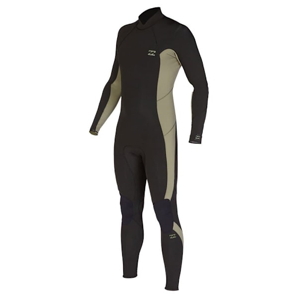 Billabong Langærmet Neoprendragt Med Lynlås Bagpå 4/3 Mm Absolute Sort XL