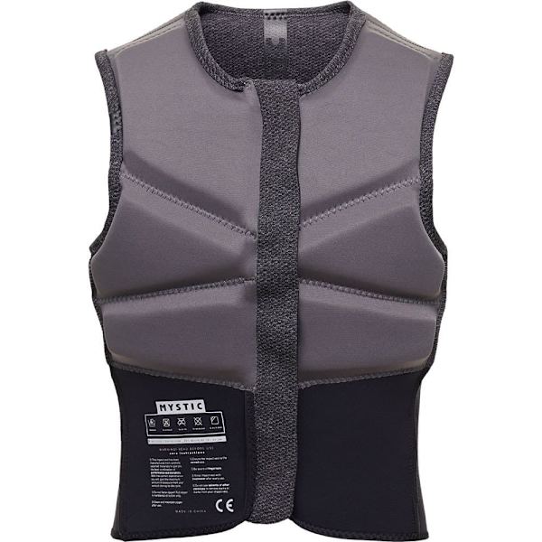 Mystic Beskyttelse Vest Block Fzip Kite Grå S