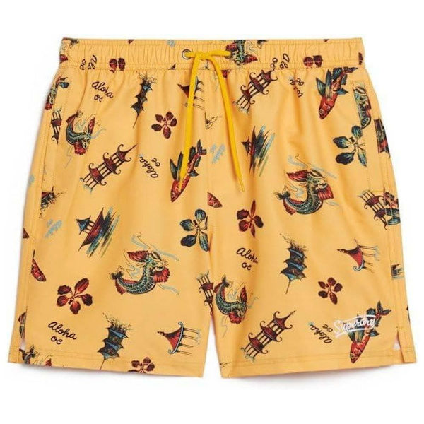 Superdry Hawaiian Print 17´´ Badbyxor Gul M Man