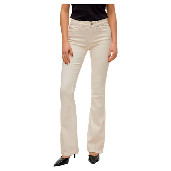Vero Moda Flash Flared Jeans Beige S / 32 Kvinde