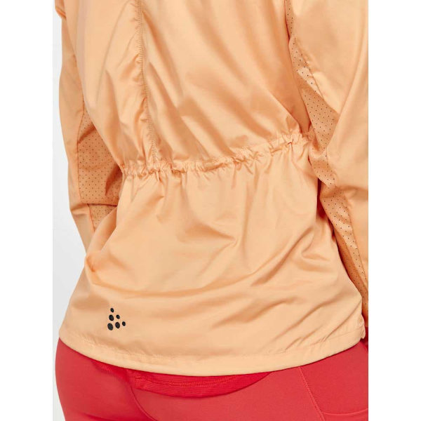 Craft Jacka Adv Essence Wind Orange XS Kvinna