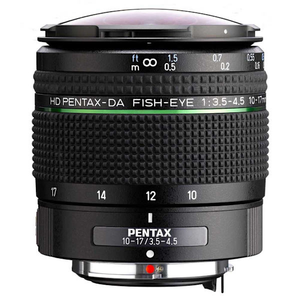 Pentax F3.5-4.5 Ed Hd Da Fisheye 10-17 Mm Sort Sort