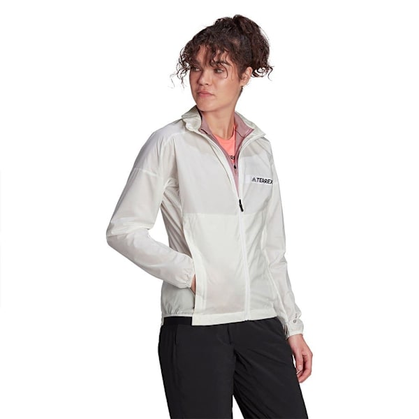 Adidas Jacka Mt Windbreaker Vit L Kvinna