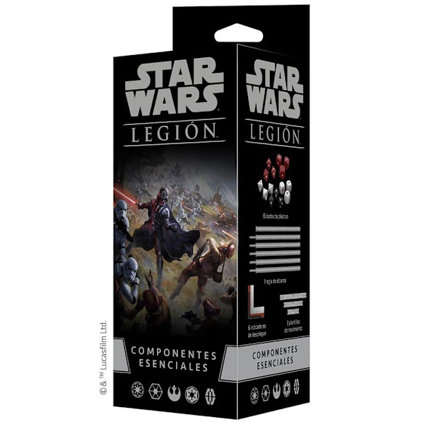 Atomic Mass Games Hahmo Sw Legión: Componentes Esenciales Kultainen