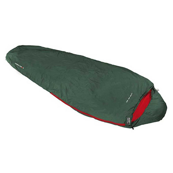 High Peak Makuupussi Ultra Pak 500 Vihreä Long / Left Zipper