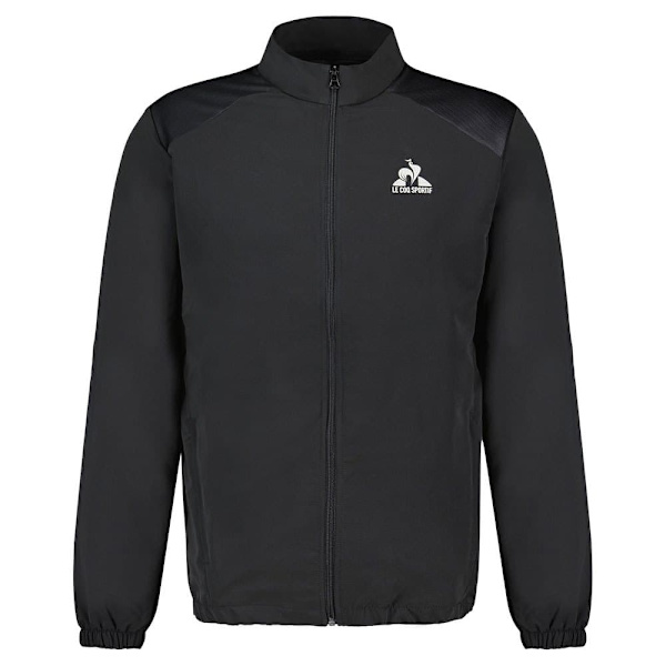 Le Coq Sportif Sweatshirt Med Fuld Lynlås 2321005 Training Sp N°1 Sort S Mand