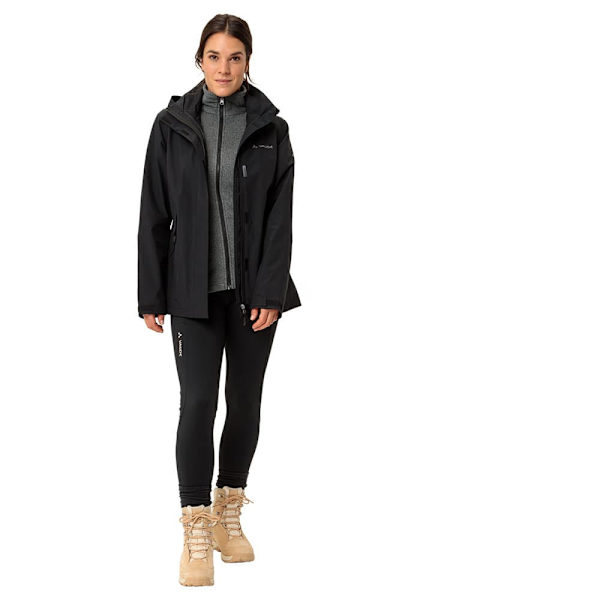 Vaude Rosemoor 3in1 Ii Jakke Sort 36 Kvinde