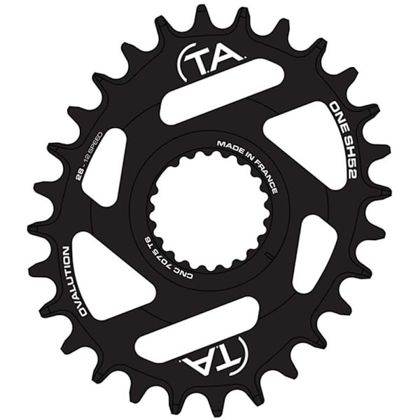 Specialites Ta Kæderring One Oval Sh52-shimano Sort 30t