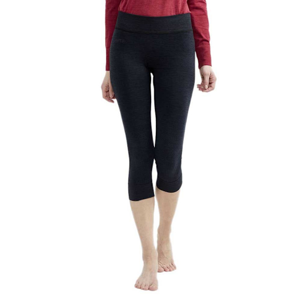 Craft Core Dry Active Comfort 3/4 Baselag Bukser Sort M Kvinde