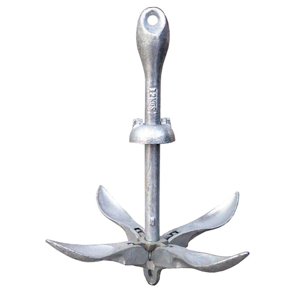 Oem Marine Sateenvarjon Kokoontaittuva Ankkuri Hopeinen 4 kg