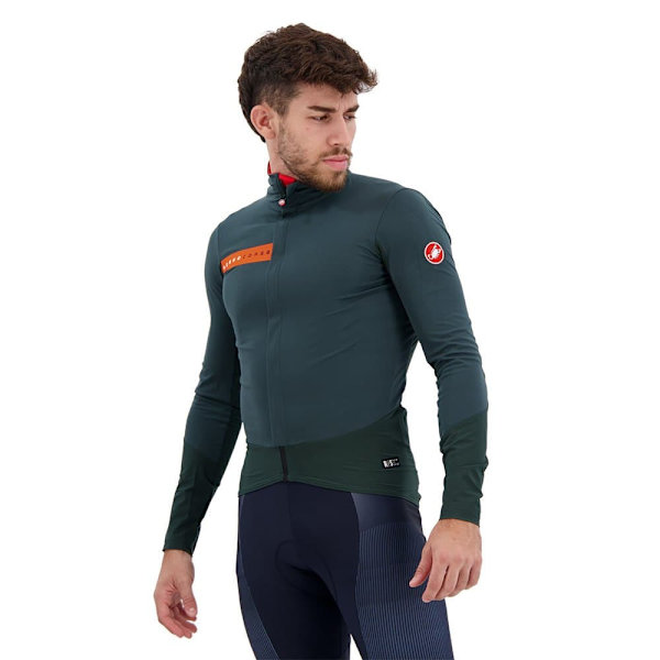 Castelli Beta Ros Jacka Grönt XL Man