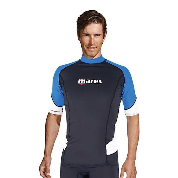 Mares Lyhythihainen T-paita Rash Guard Trilastic Sininen 3XL