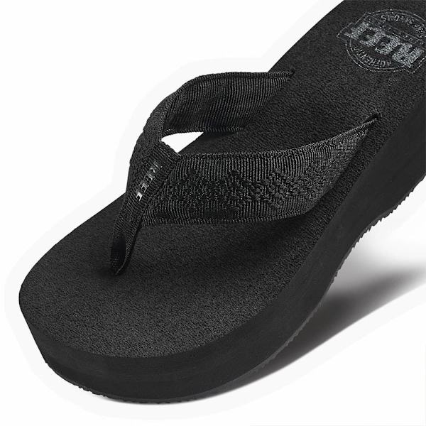 Reef Sandaler Sandy High Sort EU 40 Kvinde