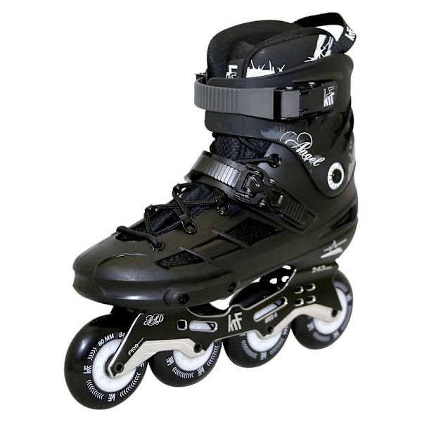 Krf Inline Skøjter Angel 4x80 Sort EU 40