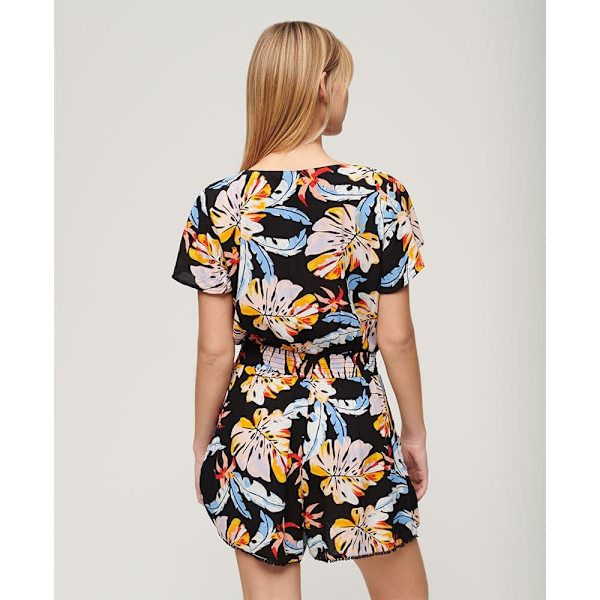 Superdry Beach Playsuit Lyhythihainen Lyhyt Mekko Monivärinen XS Nainen