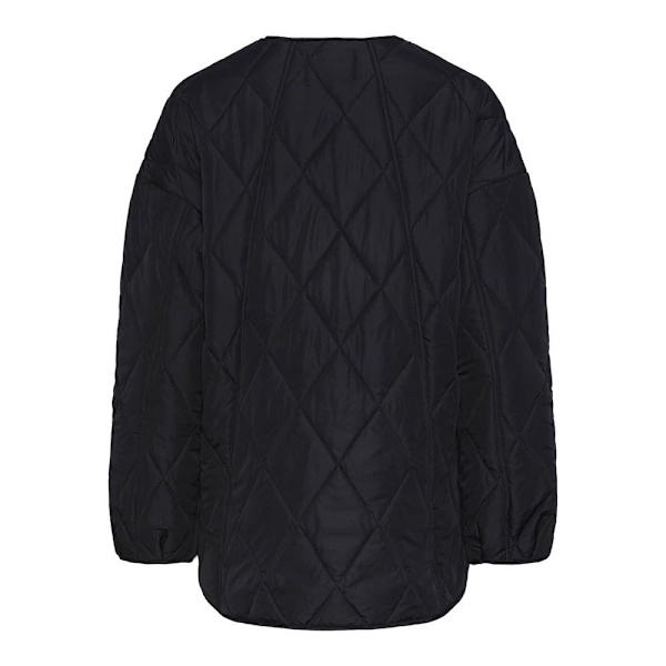 Pieces Stella Quilted Jacka Grå XL Kvinna