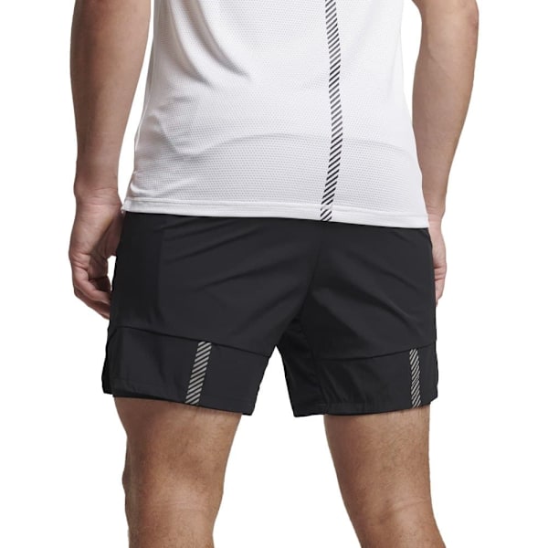 Superdry Shorts Run Premium Layered Sort 2XL Mand