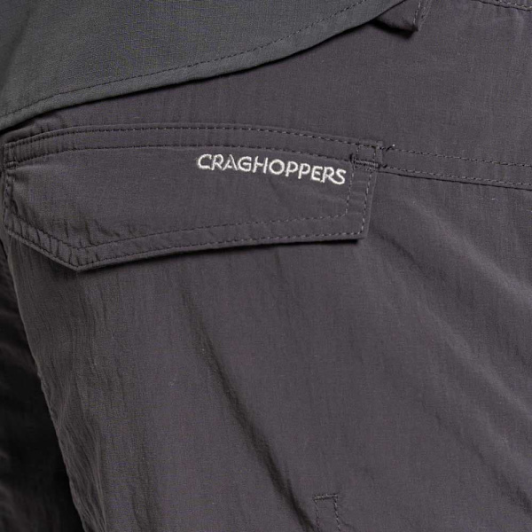 Craghoppers Nosilife Conv Konvertibla Byxor Grå 42 / Short Man