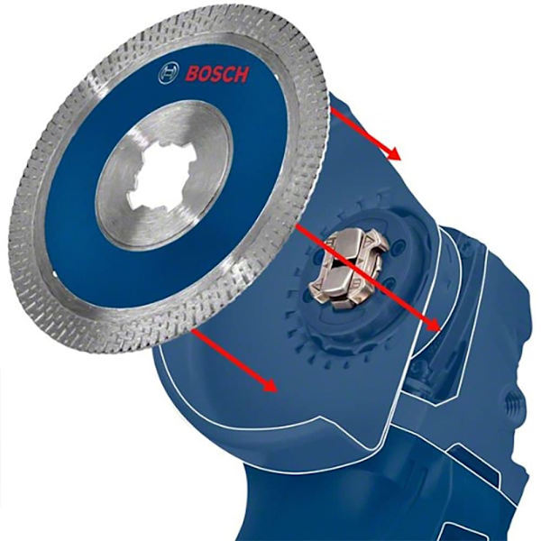 Bosch Professional Diamantskåret Skive X-lock Expert Hard Ceramic 115x1.4x10 Mm Søvfarvet