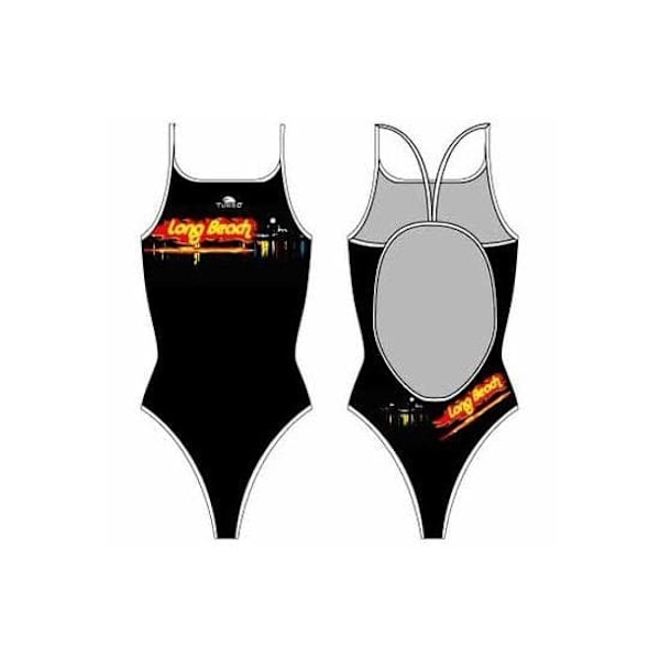 Turbo Badedragt Long Beach Sort S Kvinde