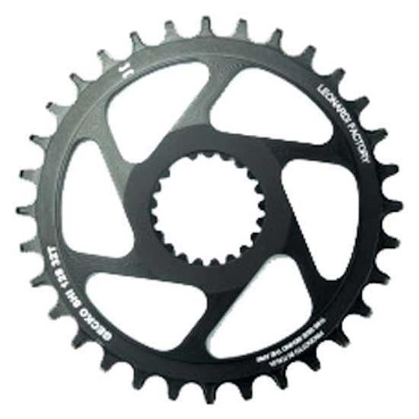 Leonardi Racing Direct Mount Kædering Gecko Shimano 12s Sort 36t