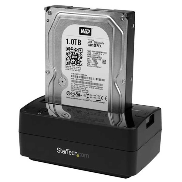 Startech Sdocku 313e 2.5/3.5´´ 1 Telakointi Asema 2.5/3.5´´ 1 Lahti Musta