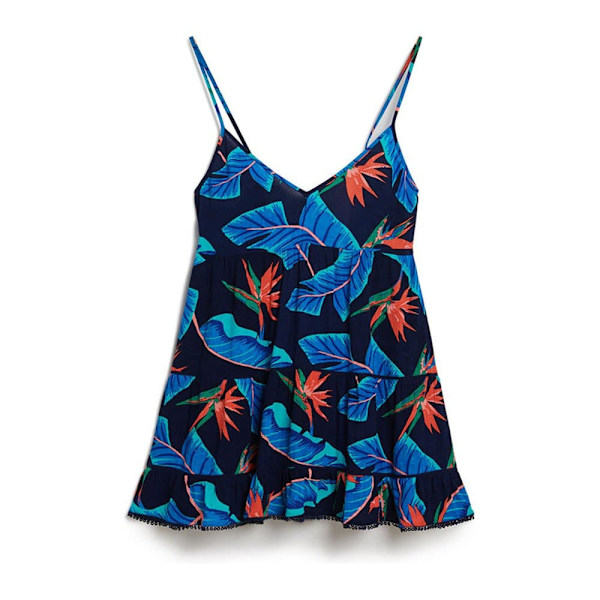Superdry Beach ärmlös Kort Klänning Flerfärgad XS Kvinna