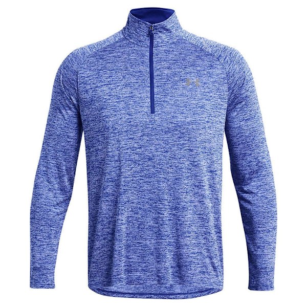 Under Armour Tech™ 2.0 Halv Lynlås Langærmet T-shirt Blå L / Regular Mand