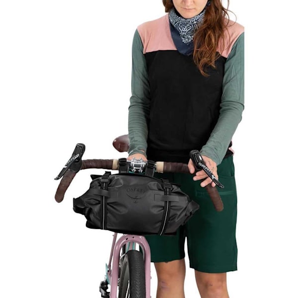 Osprey Escapist Ohjaustangon Laukku Musta L