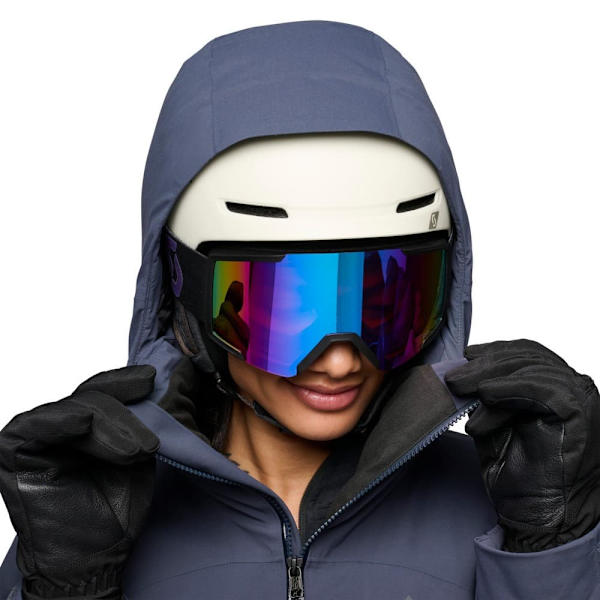 Black Diamond Factor Insulated Parka Grå L Kvinna