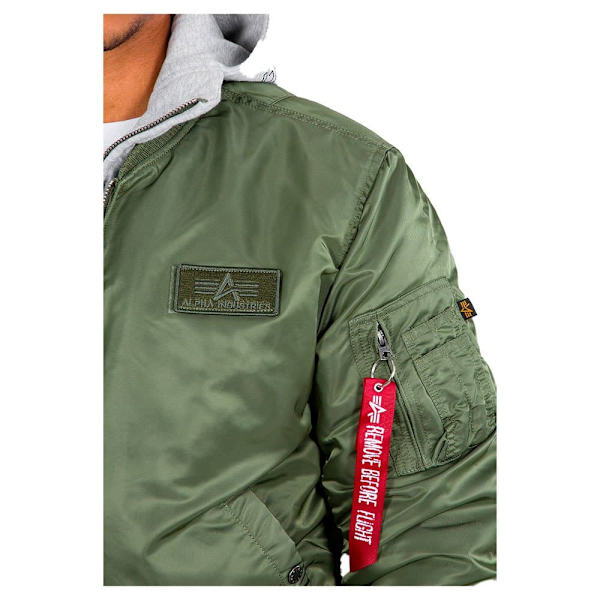 Alpha Industries Ma-1 D-tec Jakke Grøn M Mand